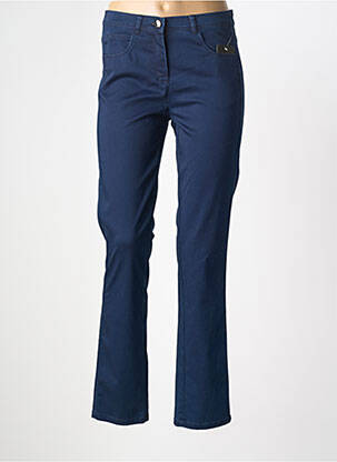 Pantalon slim albastru FRANK WALDER femeie