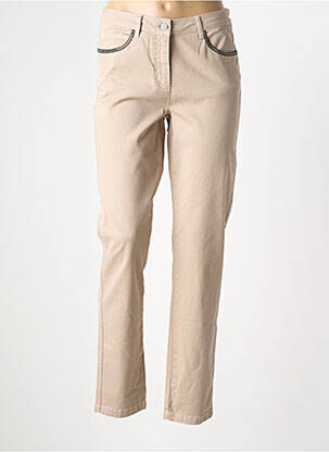 Blugi cu croială slim bej RABE femeie