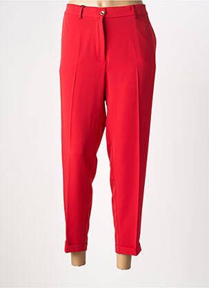 Pantalon 7/8 elasticitate mărime normală roșu LCDN femeie