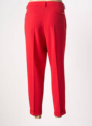 Pantalon 7/8 elasticitate mărime normală roșu LCDN femeie