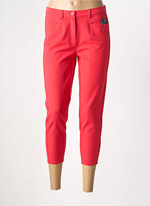 Pantalon trei sferturi roșu FRANK WALDER femeie