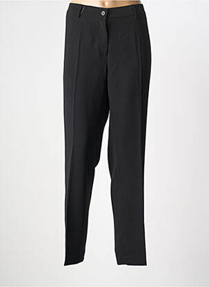 Pantalon slim talie elastică mărime normală negru ANNA MONTANA femeie