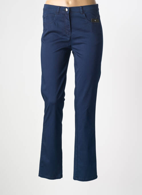 Pantalon slim albastru FRANK WALDER femeie