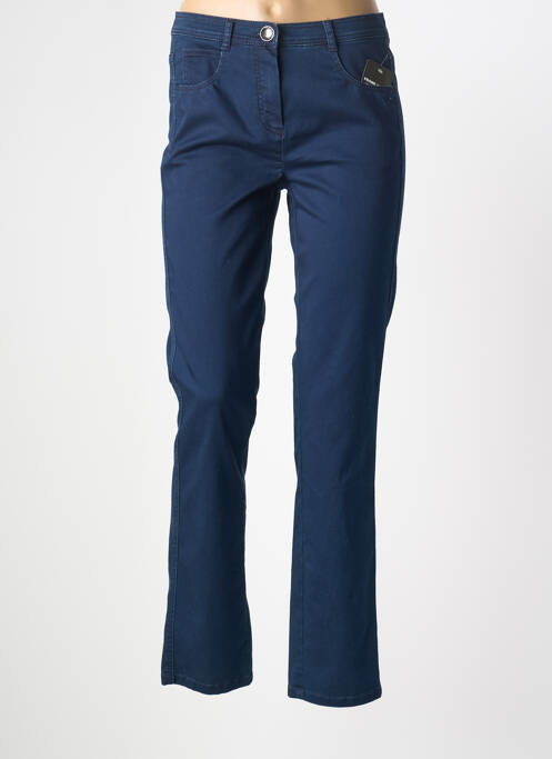 Pantalon slim albastru FRANK WALDER femeie