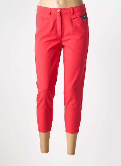 Pantalon trei sferturi roșu FRANK WALDER femeie