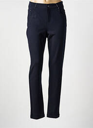 Pantalon slim elasticitate mărime normală albastru ANNA MONTANA femme