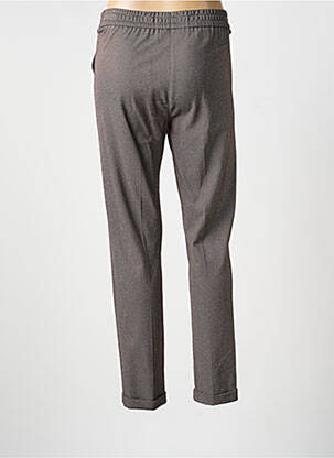 Pantalon slim talie elastică mărime normală maro FRANK WALDER femeie
