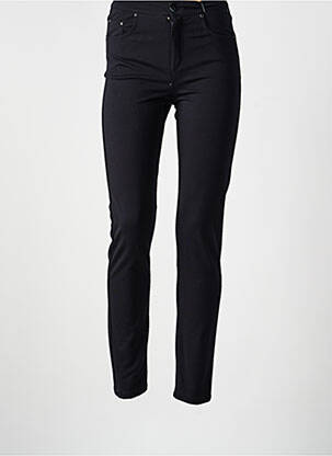 Pantalon slim elasticitate mărime normală negru ANNA MONTANA femeie