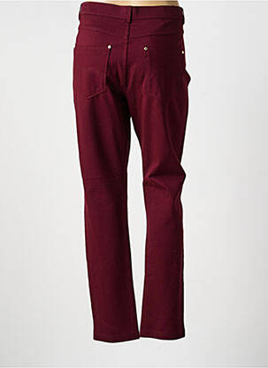 Pantalon slim elasticitate mărime normală roșu LCDN femeie