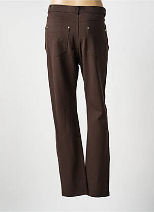 Pantalon slim elasticitate mărime normală maro LCDN femeie