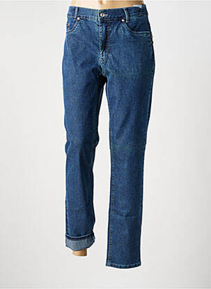 Blugi cu croială slim albastru ANNA MONTANA femeie