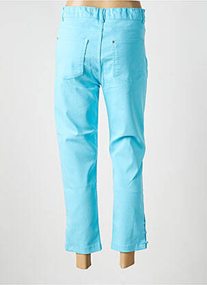 Pantalon 7/8 elasticitate mărime normală albastru DOLCEZZA femeie