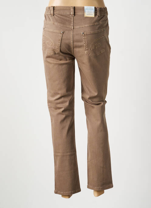 Blugi cu croială slim maro ANNA MONTANA femeie