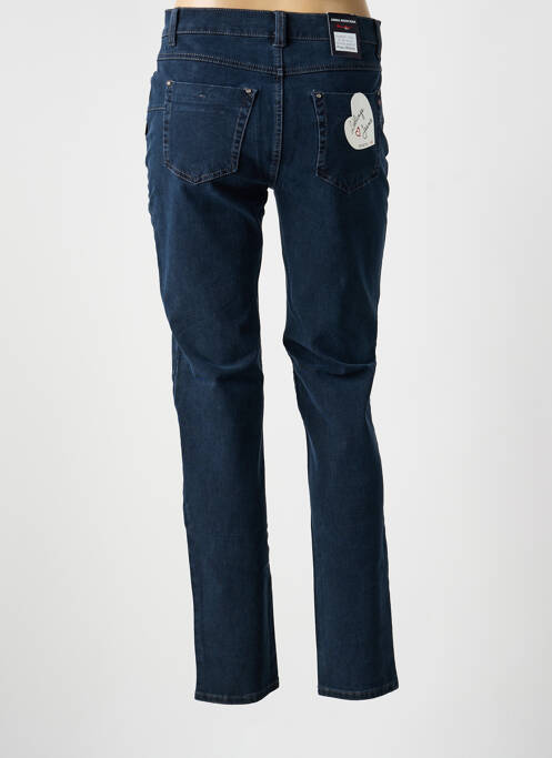 Blugi cu croială slim albastru ANNA MONTANA femeie