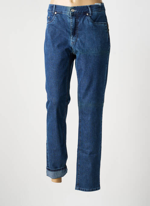 Blugi cu croială slim albastru ANNA MONTANA femeie