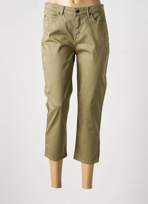 Pantalon trei sferturi verde GUY DUBOUIS femeie