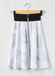 Fustă midi țesătură poplin alb DKNY fille