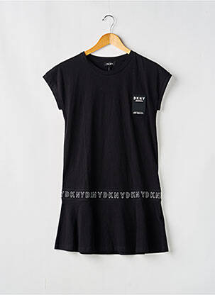 Rochie midi negru DKNY fată