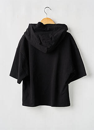 Tricou elasticitate mâneci scurte negru DKNY fată