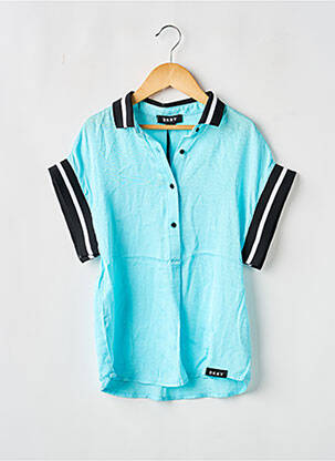 Rochie scurtă albastru DKNY fată