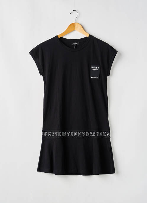 Rochie midi negru DKNY fată