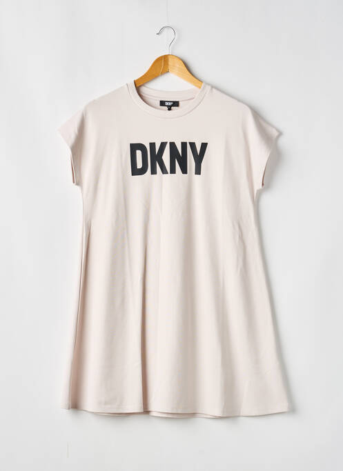 Rochie midi bej DKNY fată