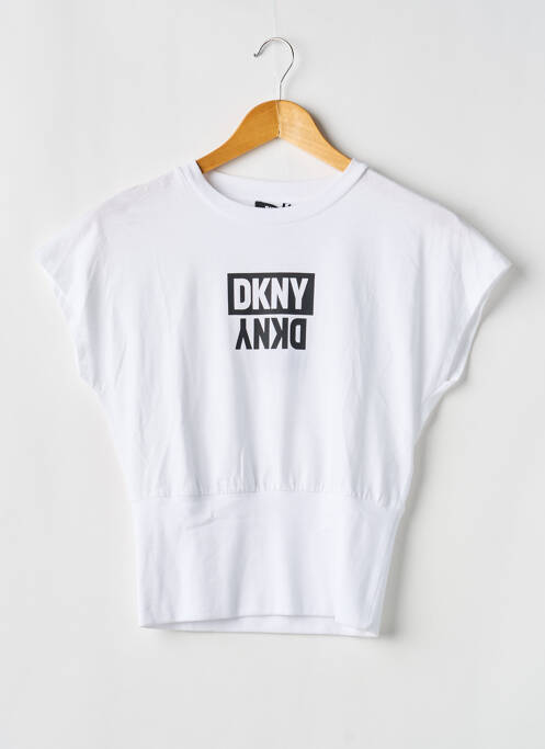 Tricou alb DKNY fată