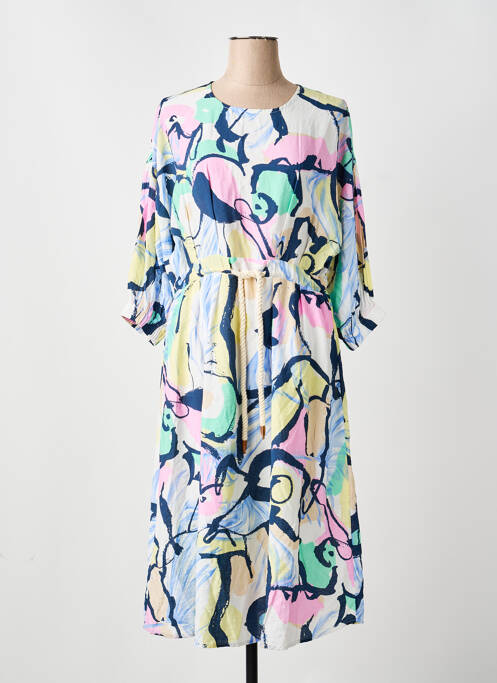 Rochie midi alb LILI SIDONIO femeie