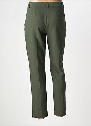Pantalon 7/8 talie cu cleme mărime normală verde LA FEE MARABOUTEE femeie