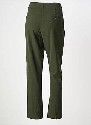 Pantalon slim talie înaltă talie înaltă verde B.YOUNG femeie