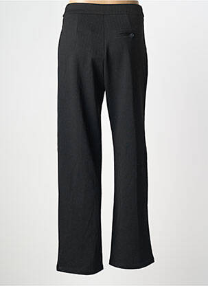 Pantalon drept talie cu cleme talie înaltă negru ICHI femeie