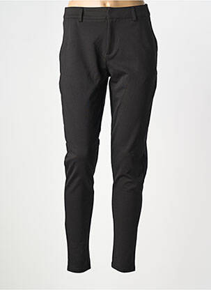 Pantalon slim elasticitate mărime normală negru ICHI femeie