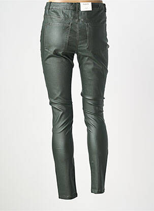 Pantalon slim țesătură acoperită mărime normală verde B.YOUNG femeie