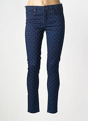 Blugi cu croială slim albastru CARLA KOPS femeie