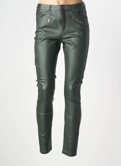 Pantalon slim verde B.YOUNG femeie