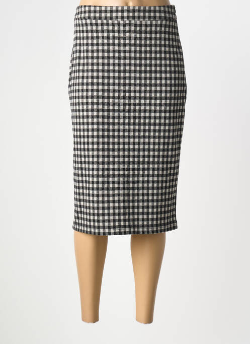 Fustă midi negru ICHI femeie