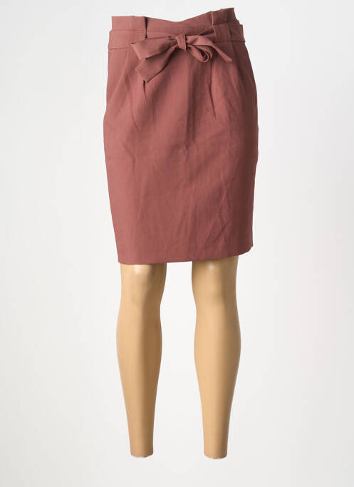 Fustă midi roz ICHI femeie