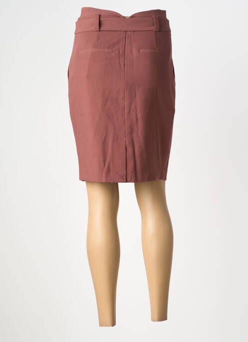 Fustă midi roz ICHI femeie