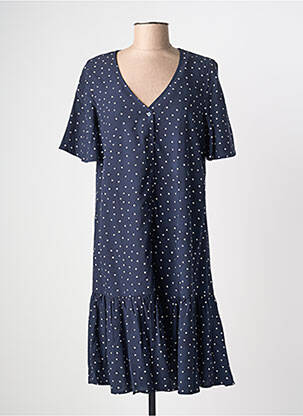 Rochie midi mâneci scurte mâneci scurte albastru ESPRIT DE LA MER femme