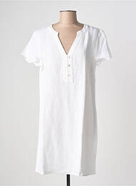 Rochie scurtă mâneci scurte mâneci scurte alb ESPRIT DE LA MER femme