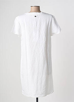 Rochie scurtă mâneci scurte mâneci scurte alb ESPRIT DE LA MER femeie