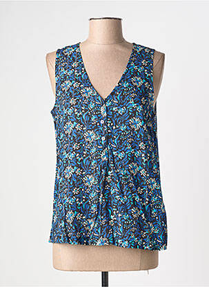 Top imprimeu fantezie fără mâneci albastru ESPRIT DE LA MER femme