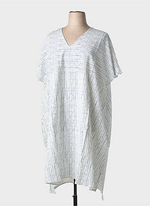 Rochie midi mâneci scurte mâneci scurte alb ESPRIT DE LA MER femme