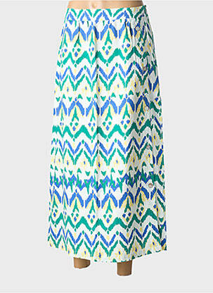 Fustă lungă imprimeu fantezie alb ÉTYMOLOGIE femme