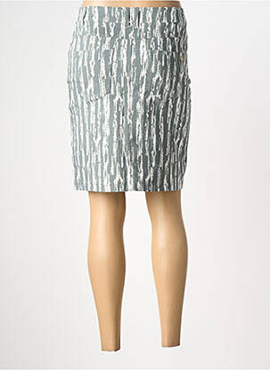 Fustă midi elasticitate verde ÉTYMOLOGIE femeie