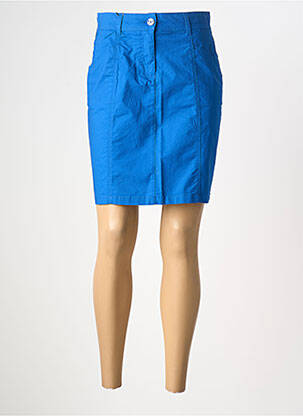 Fustă scurtă buzunare albastru ESPRIT DE LA MER femme