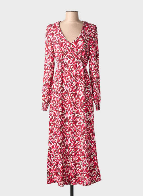 Rochie lungă mâneci lungi mâneci lungi roz ÉTYMOLOGIE femme