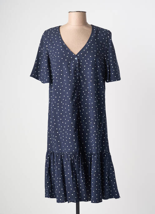 Rochie midi mâneci scurte mâneci scurte albastru ESPRIT DE LA MER femme