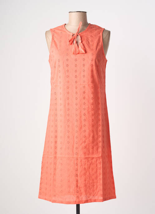 Rochie midi fără mâneci fără mâneci portocaliu ESPRIT DE LA MER femme