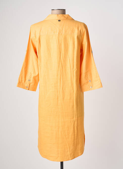 Rochie midi mâneci 3/4 portocaliu ESPRIT DE LA MER femme